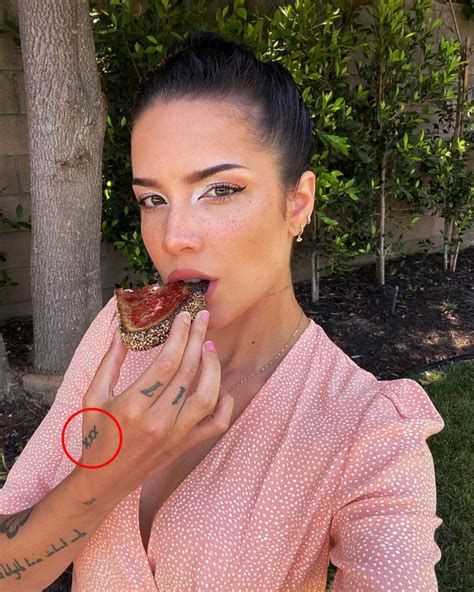 are halsey's tatoos fake